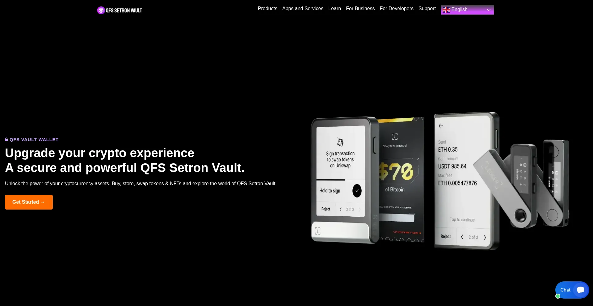 Qfssetronvault.online Screenshot