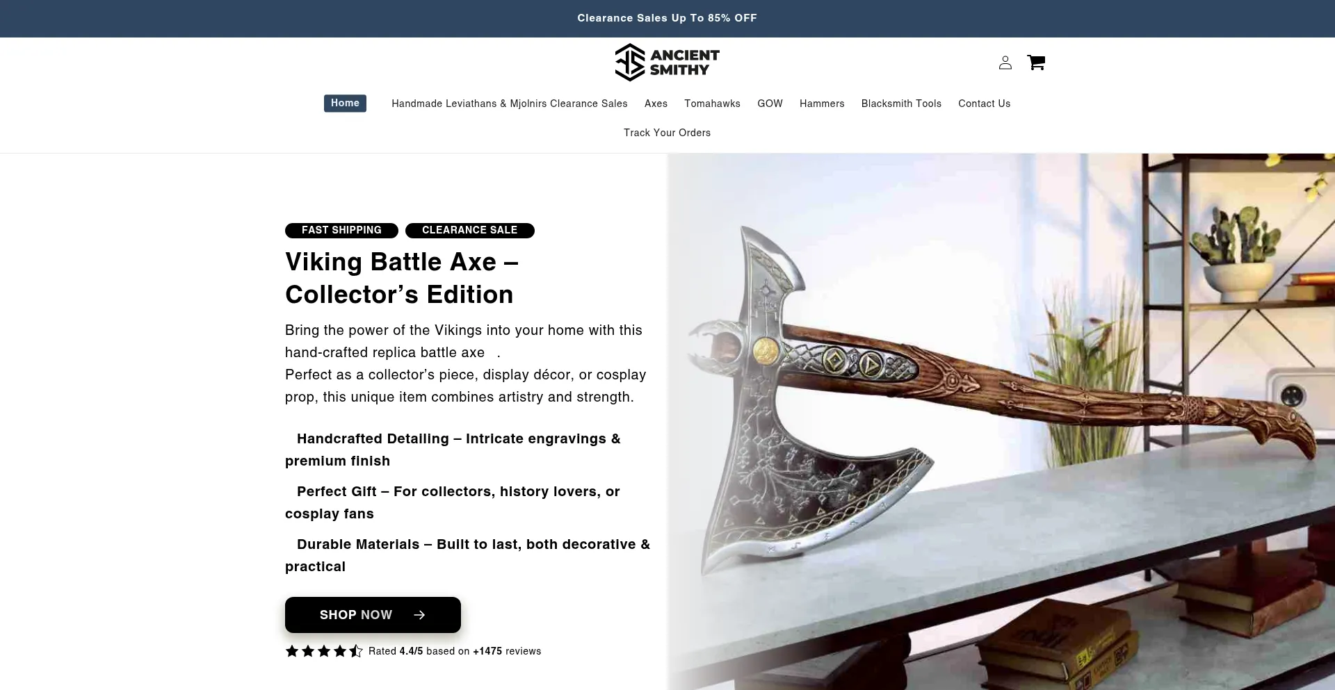 Website screenshot of Qiywoe.shop