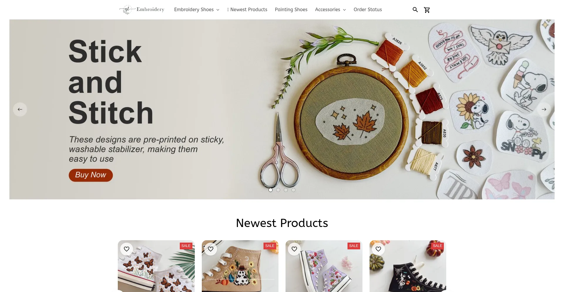 Qtembroidery.com Screenshot
