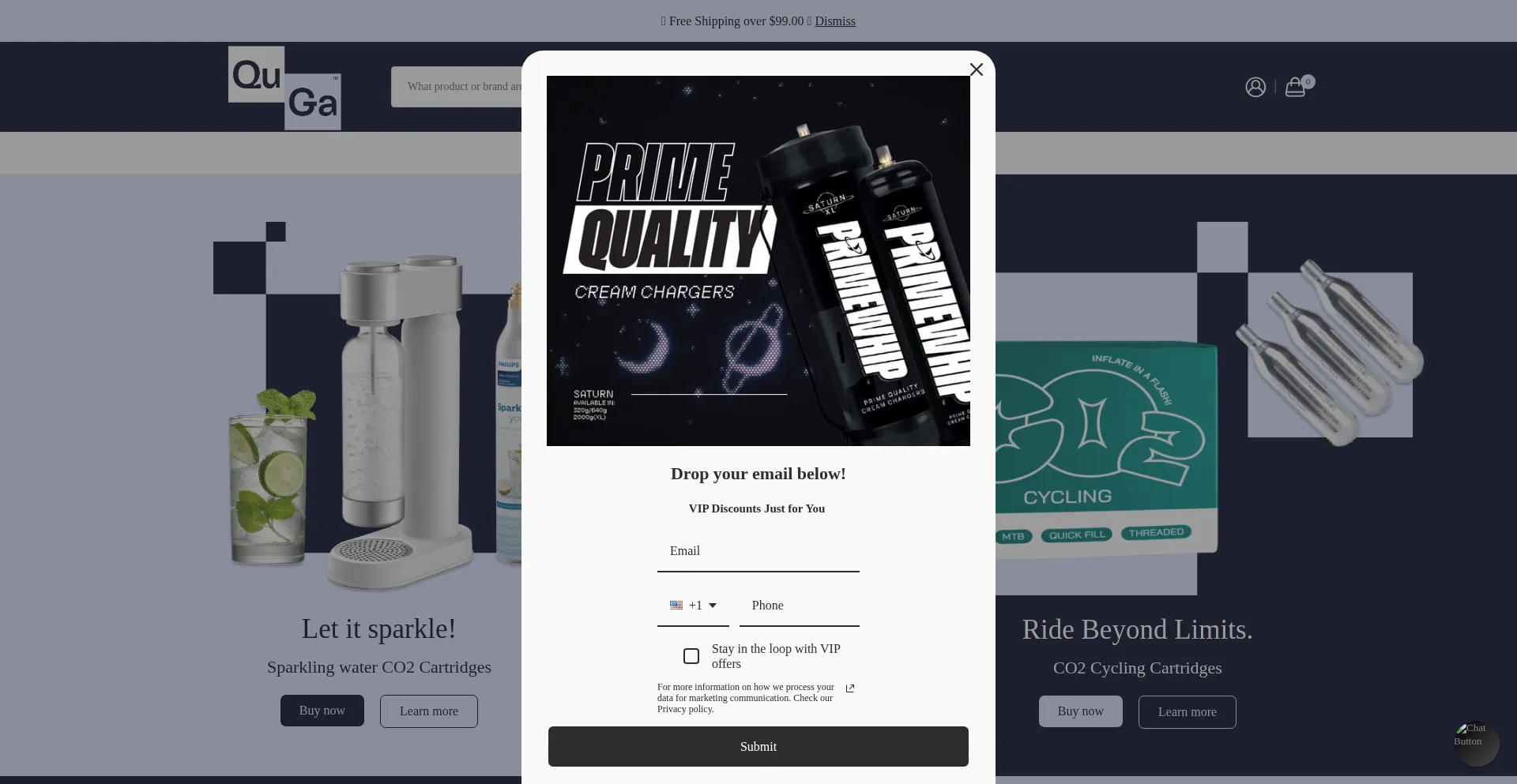 Website screenshot of Qualitygas.com