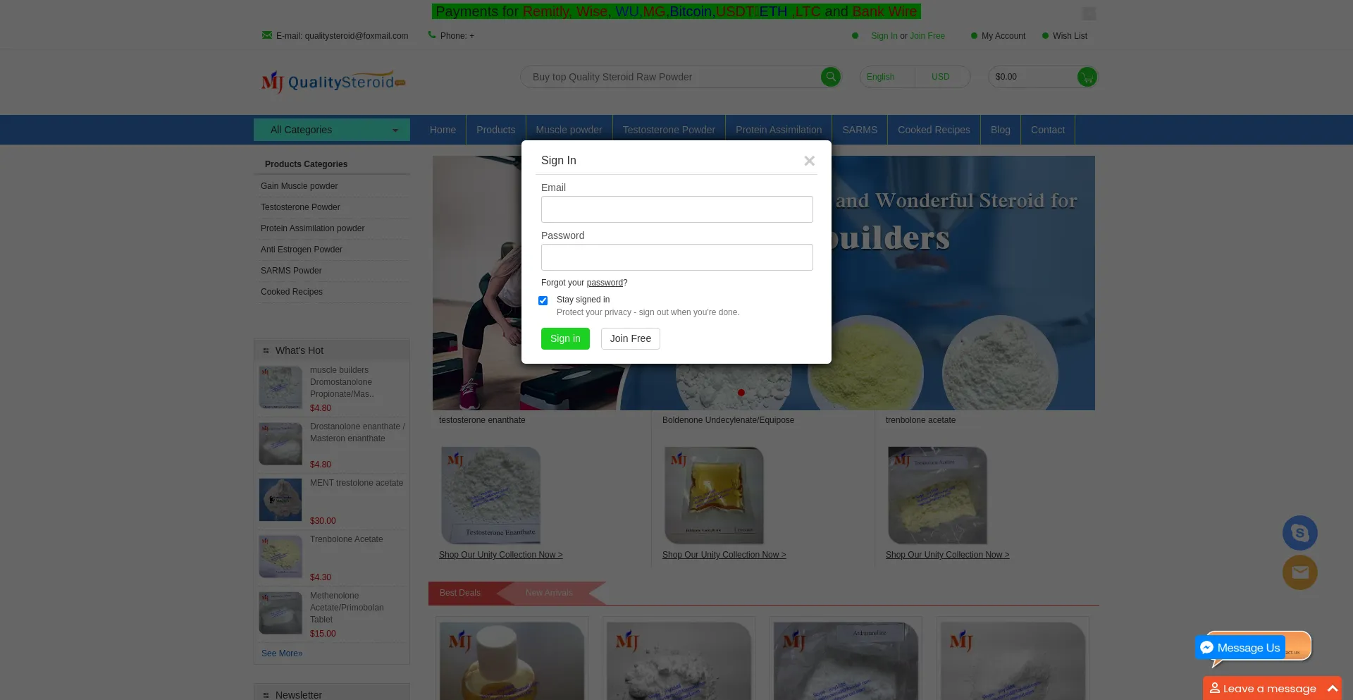Is Qualitysteroid.com Safe?