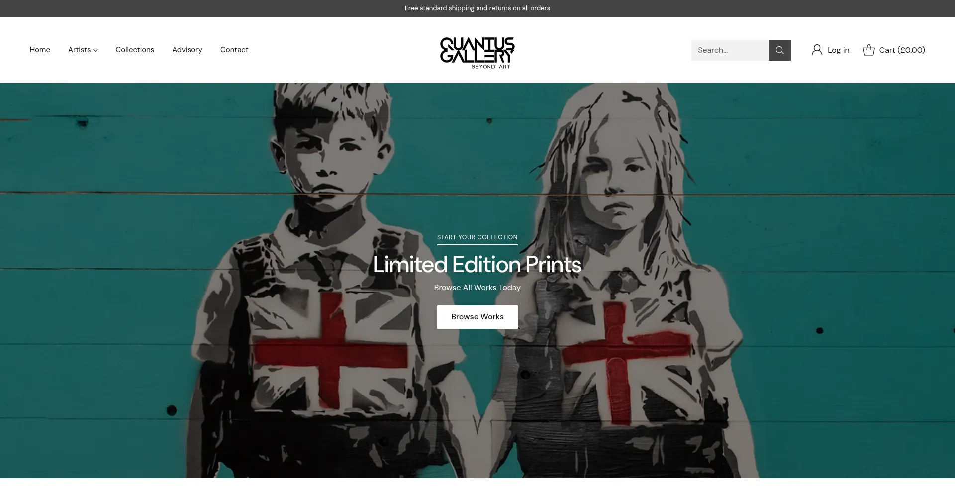 Quantusgallery.com Screenshot