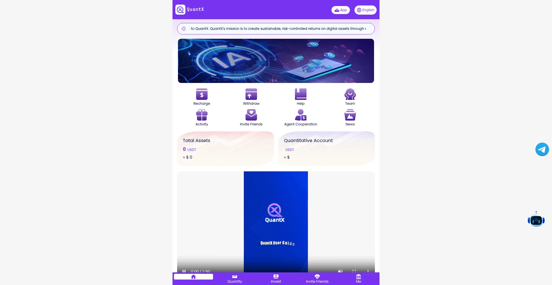 Quantx.vip Screenshot