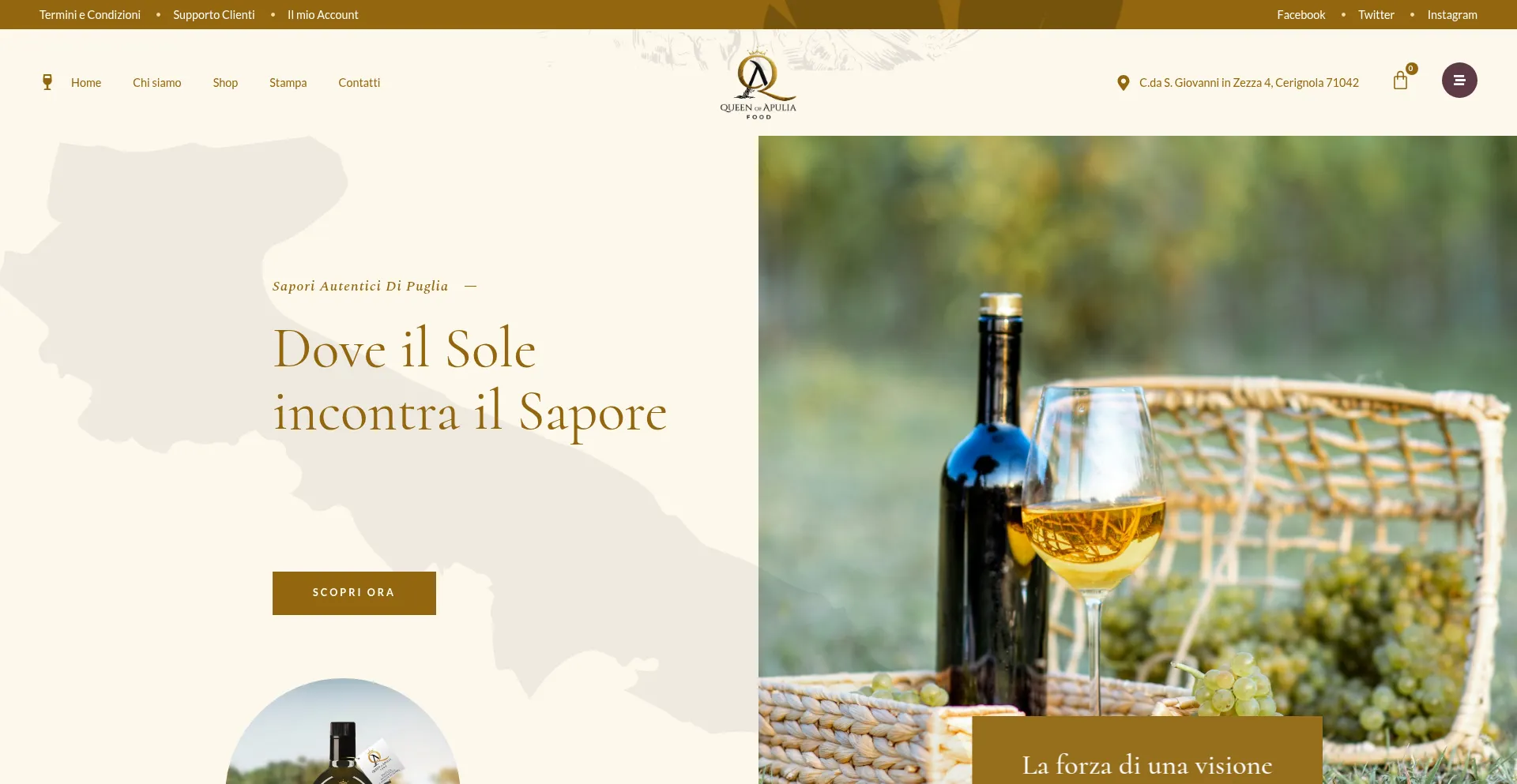 Queenofapuliafood.com Screenshot