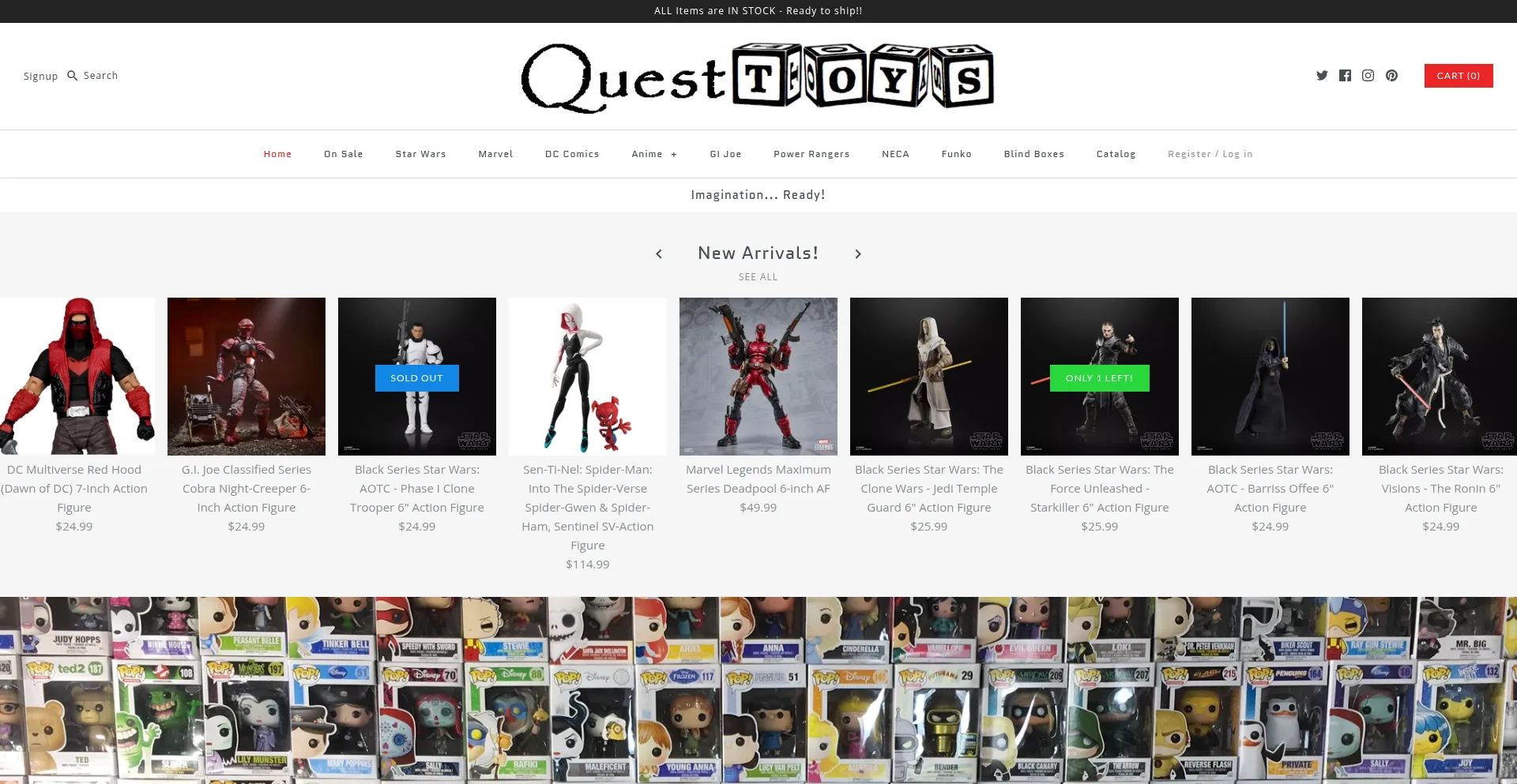 Questtoys.com Screenshot