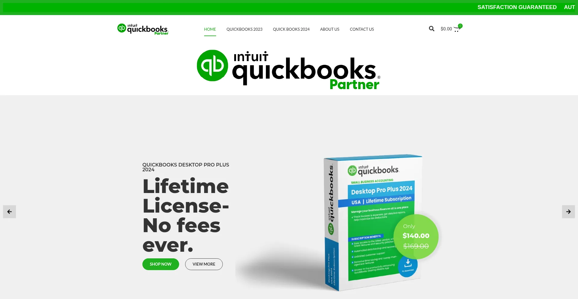 Quickbookssoftwaresales.com Screenshot