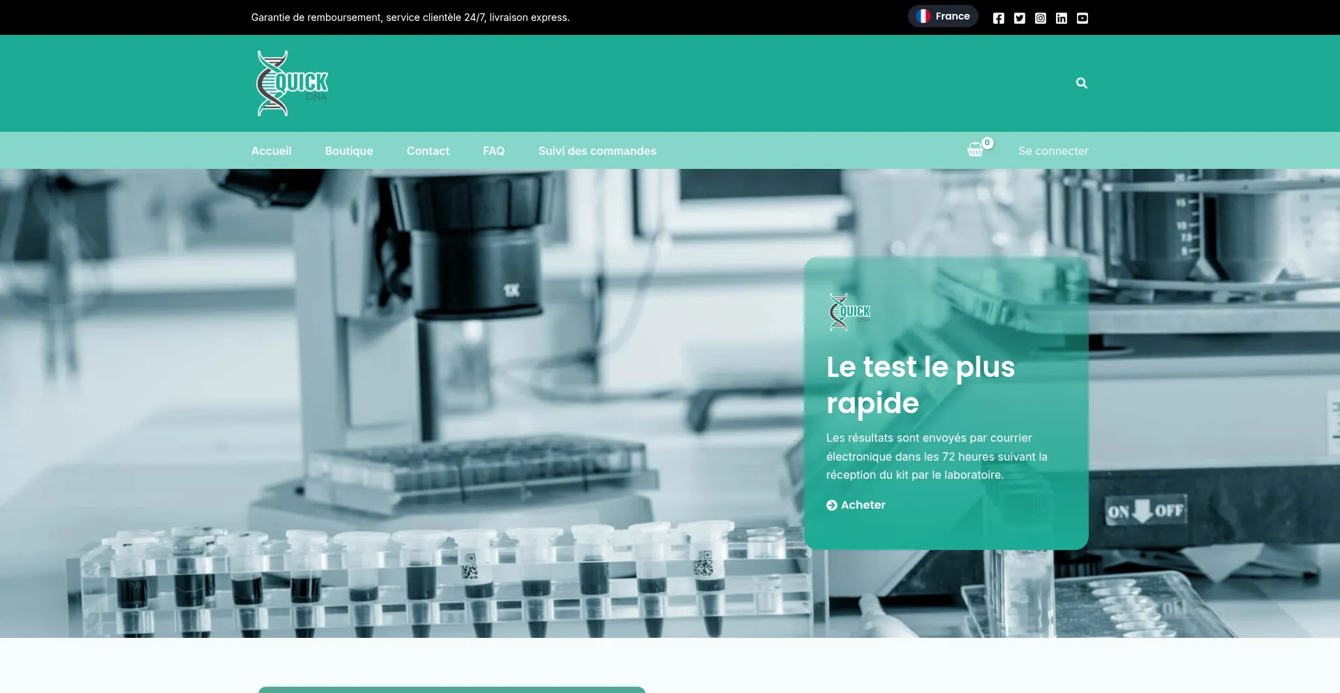 Is Quickdna.fr Safe?