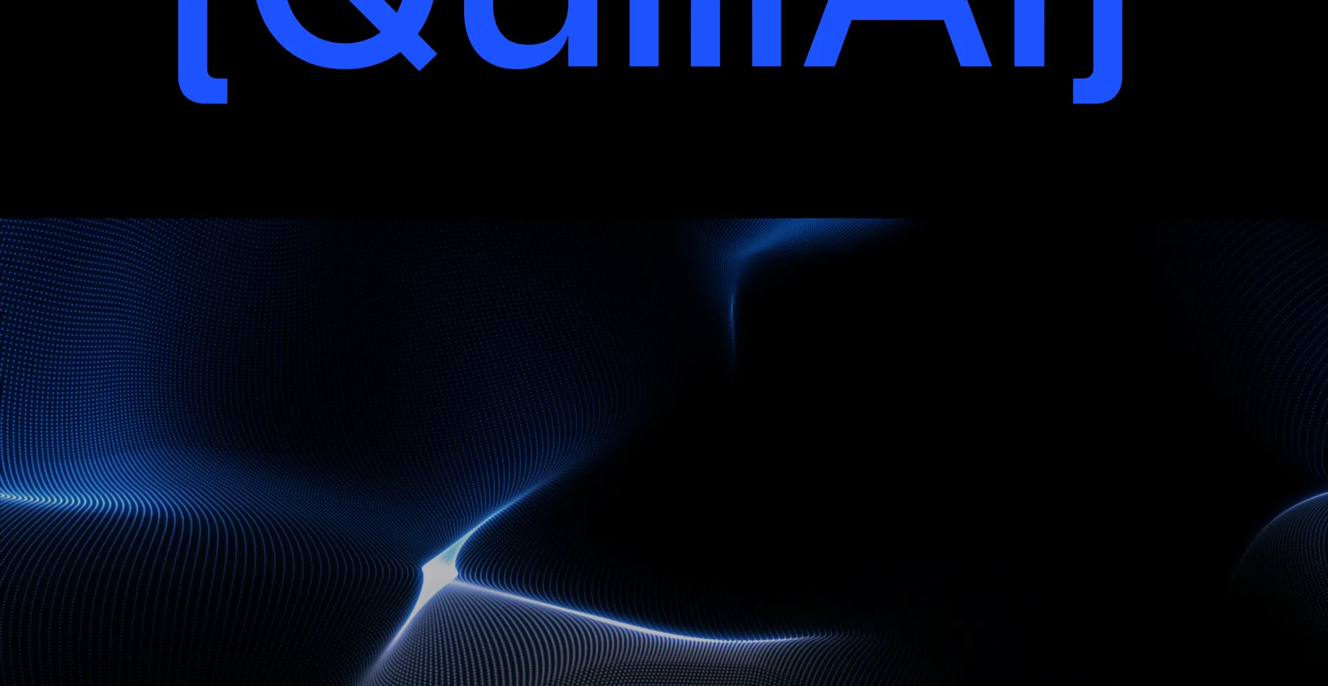 Website screenshot of Quillai.network