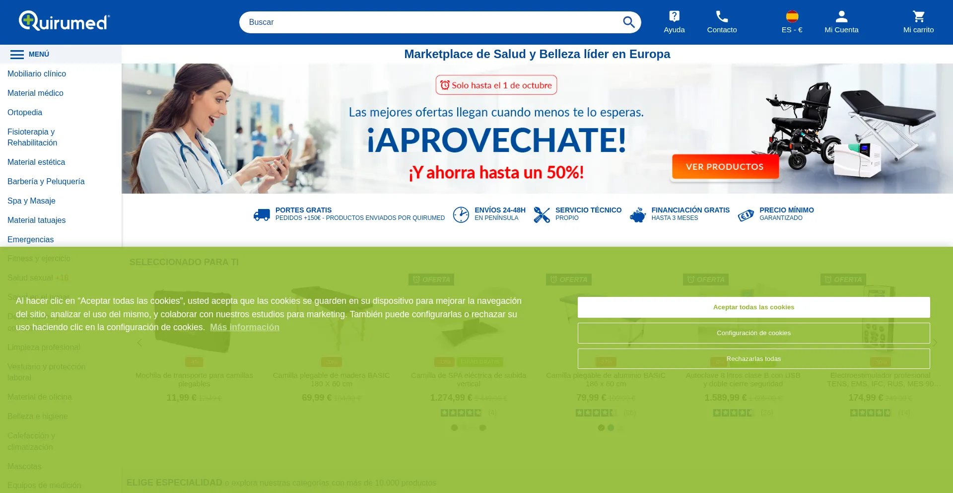Quirumed.com Screenshot
