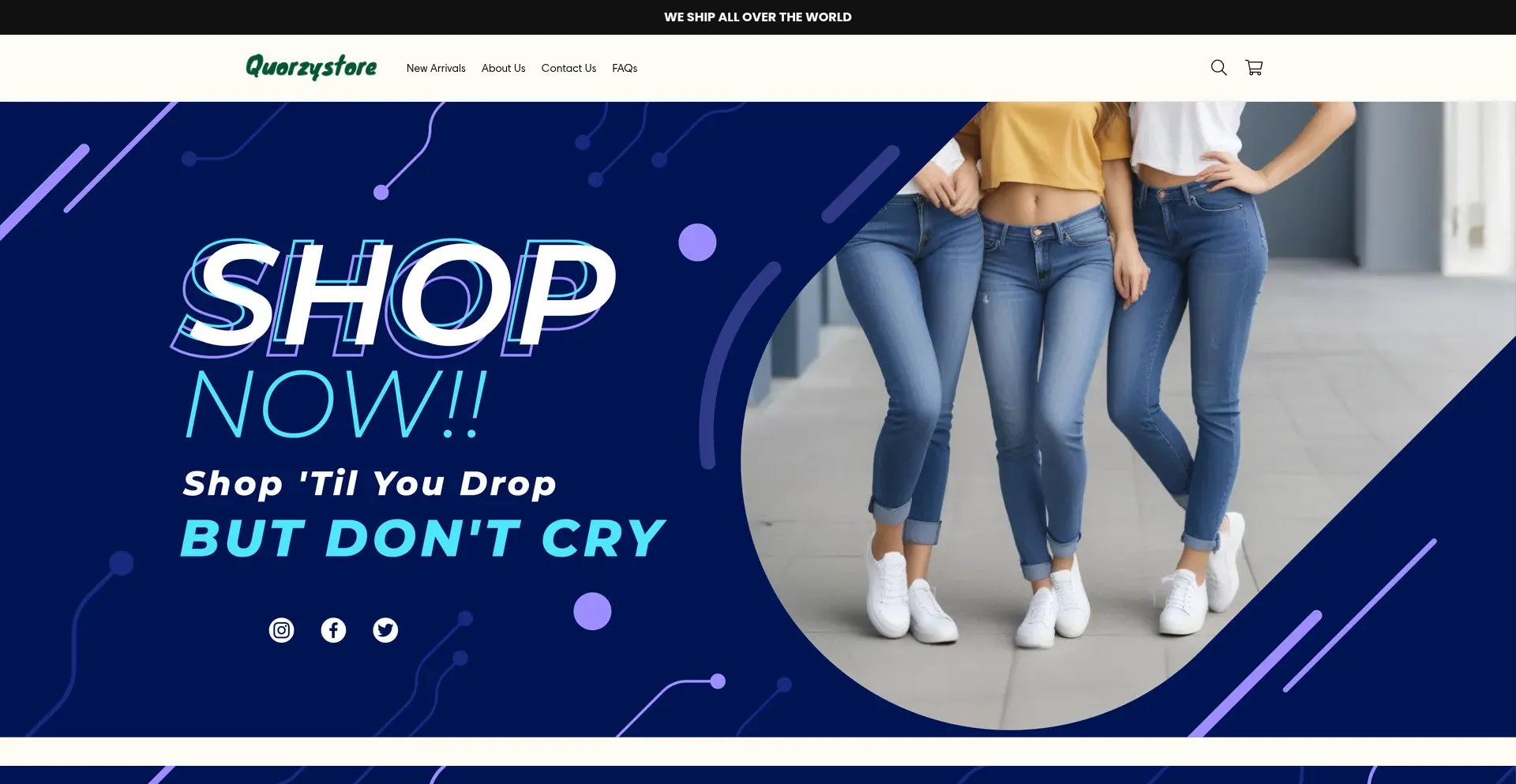 Quorzystore.com Screenshot