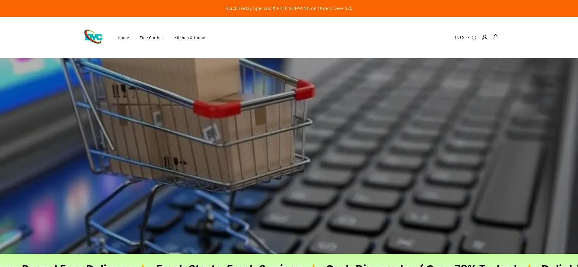 Website screenshot of Qvctvshop.com