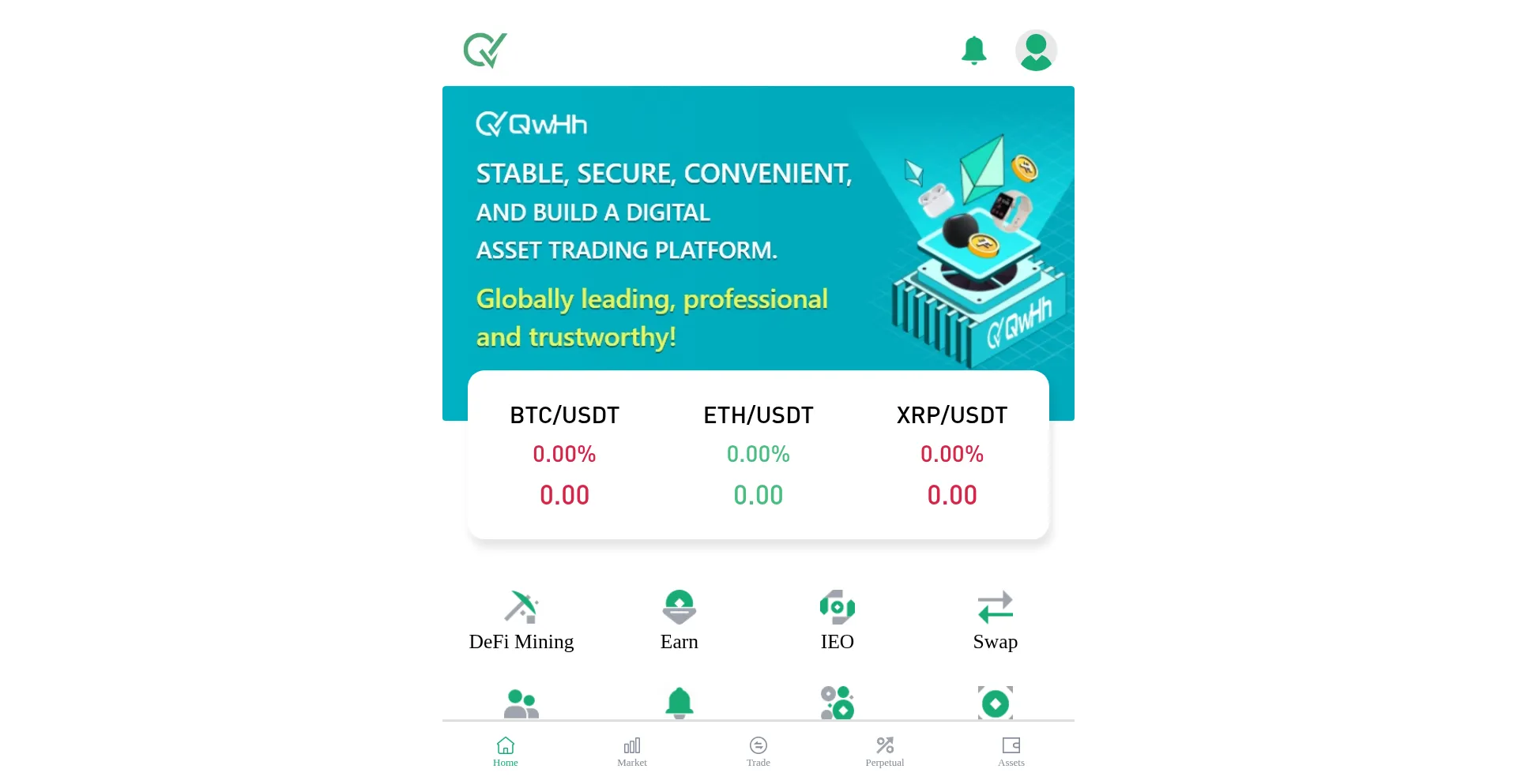 Website screenshot of Qwhh.shop