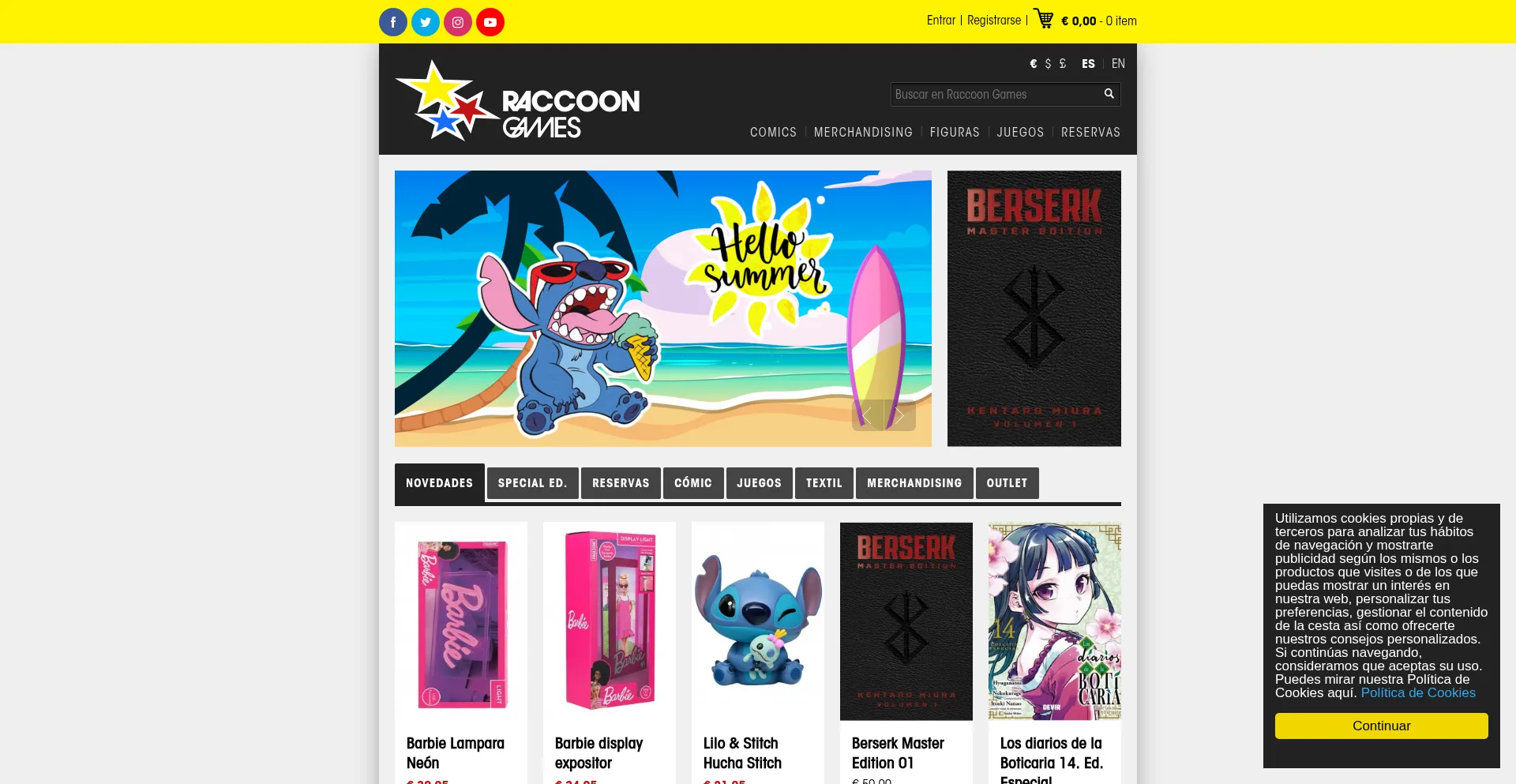 Raccoongames.es
