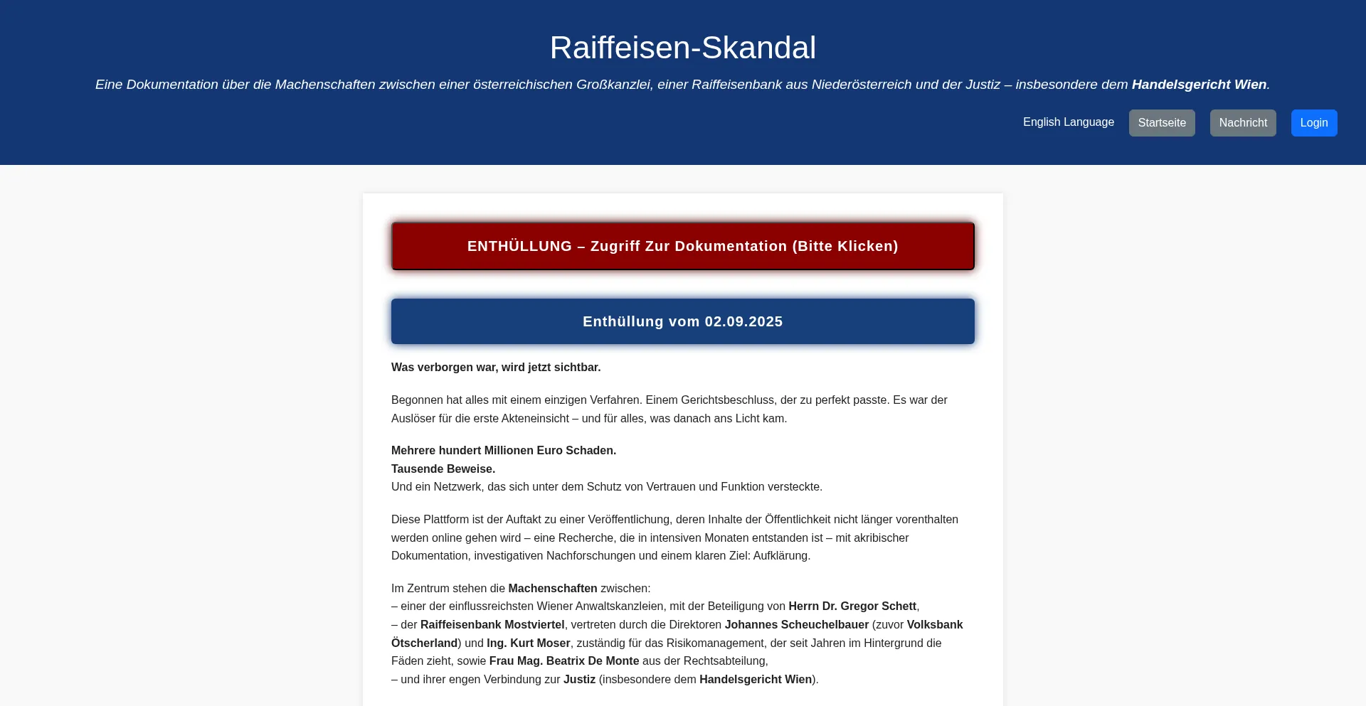 Is Raiffeisenskandal.com Safe?