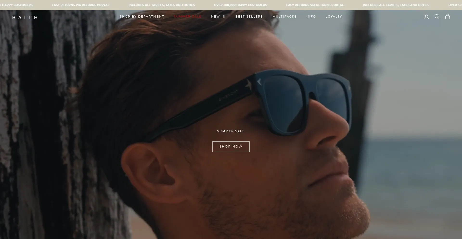 Website screenshot of Raith-clo.com