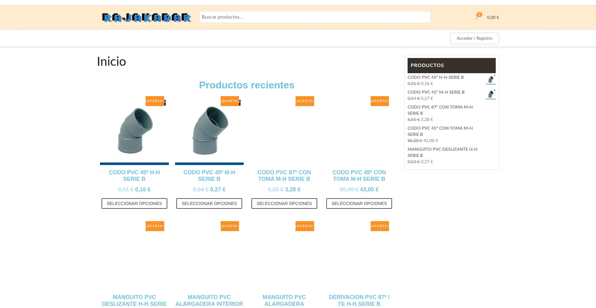Website screenshot of Rajakabar.com