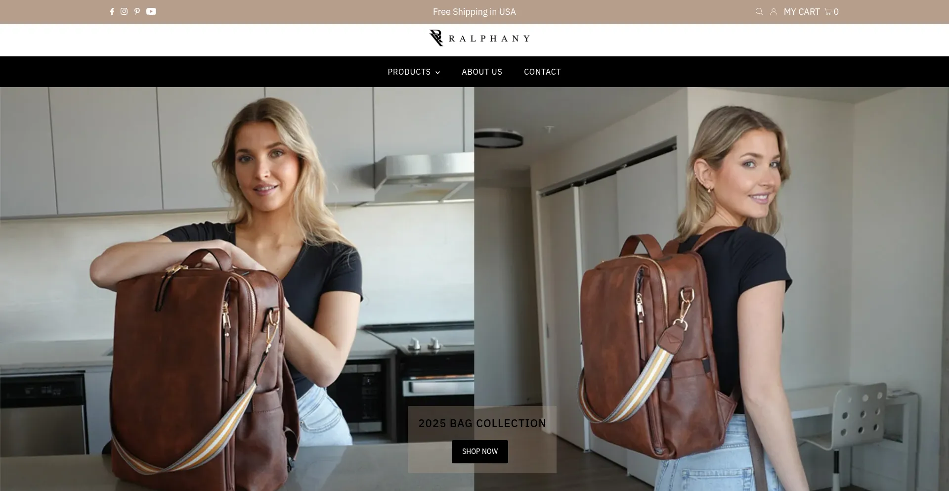 Website screenshot of Ralphany.com
