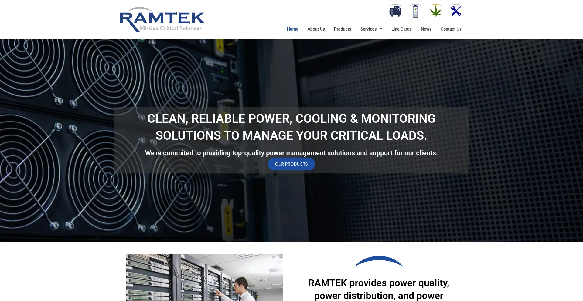 Ram-tek.com Screenshot