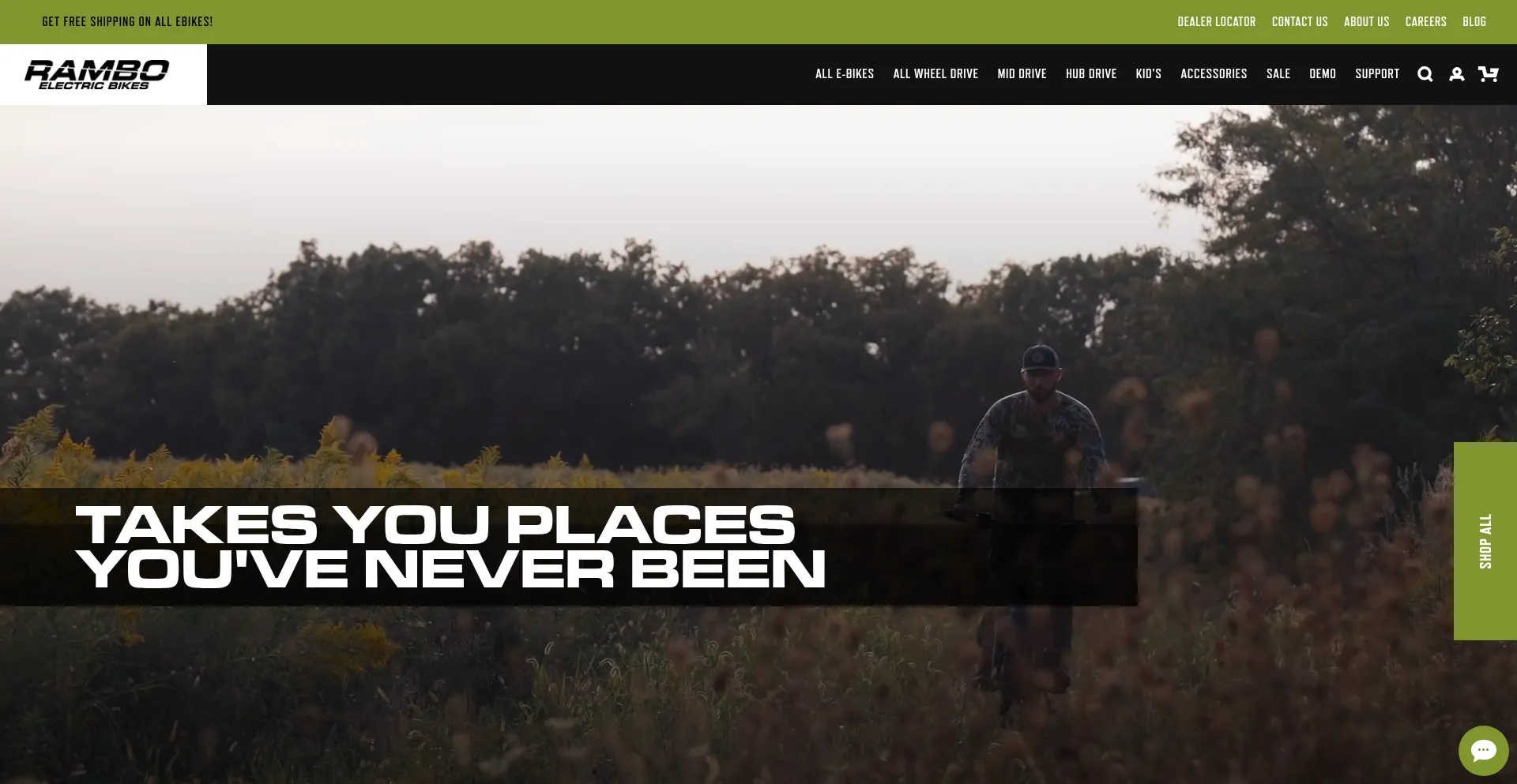 Rambobikes.com Screenshot