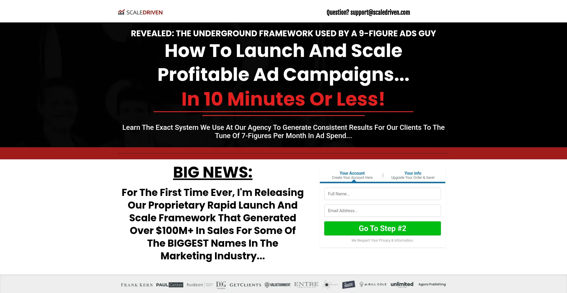 Rapidscaleframework.com Screenshot