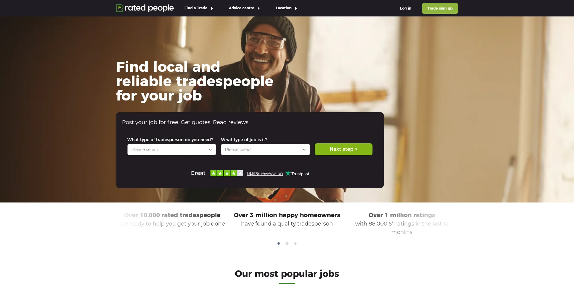 Ratedpeople.com Screenshot