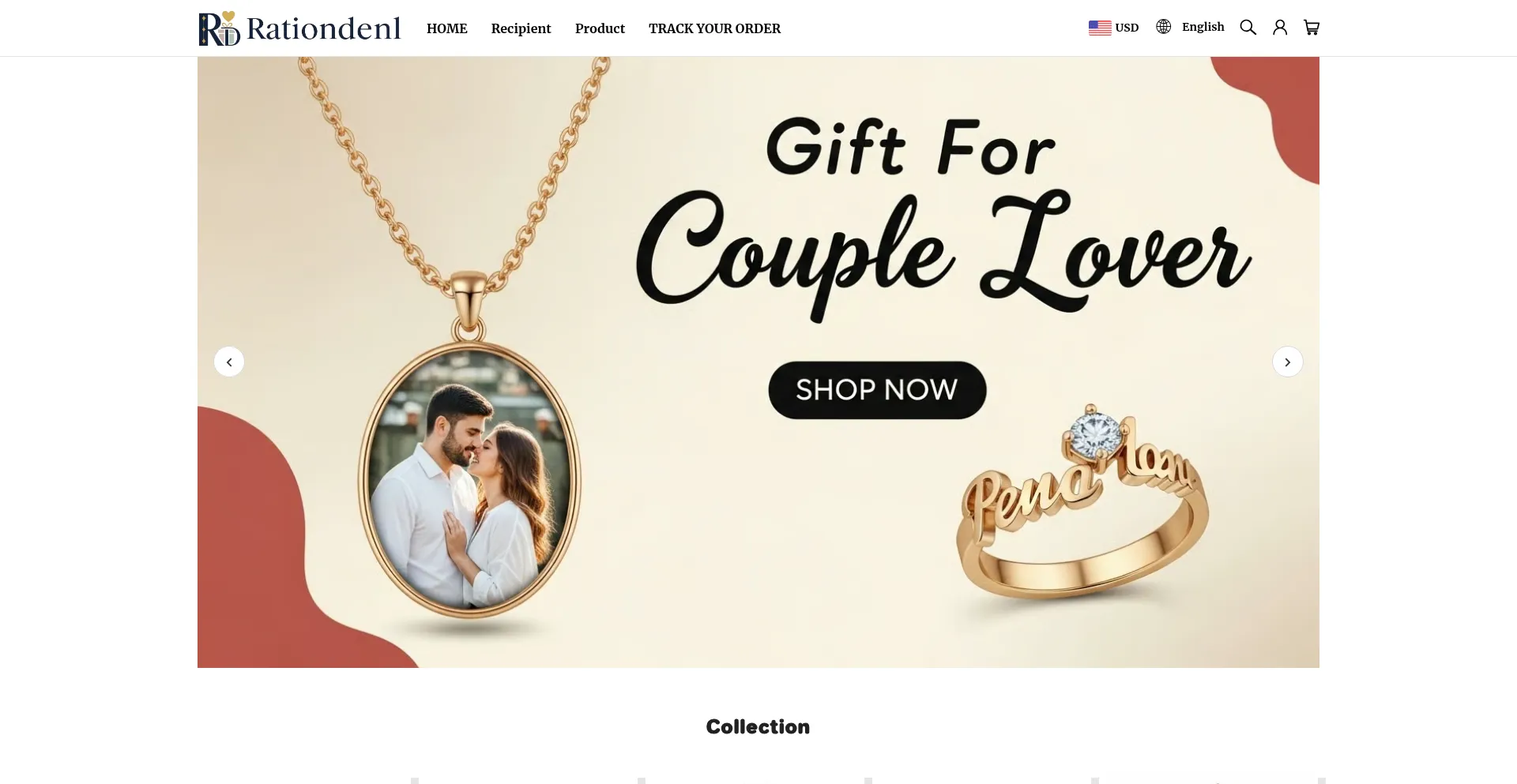 Website screenshot of Rationdenl.com