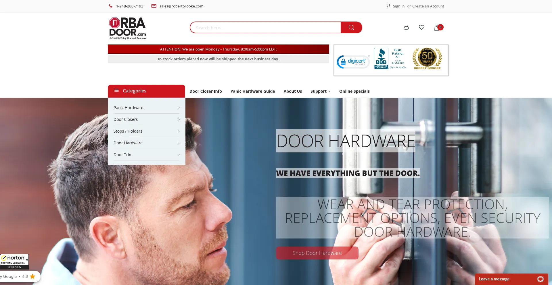 Rbadoor.com Screenshot
