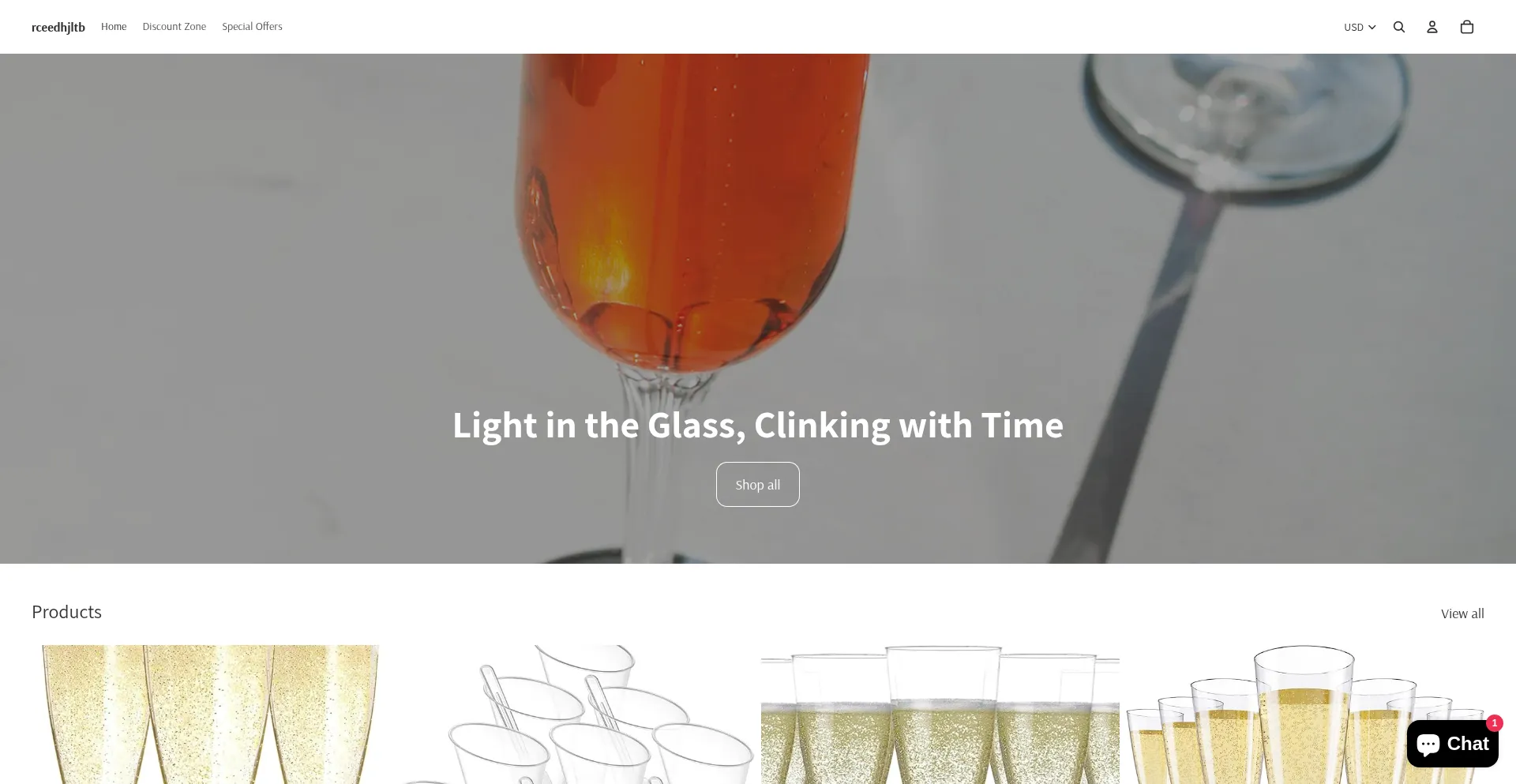 Website screenshot of Rceedhjltb.shop