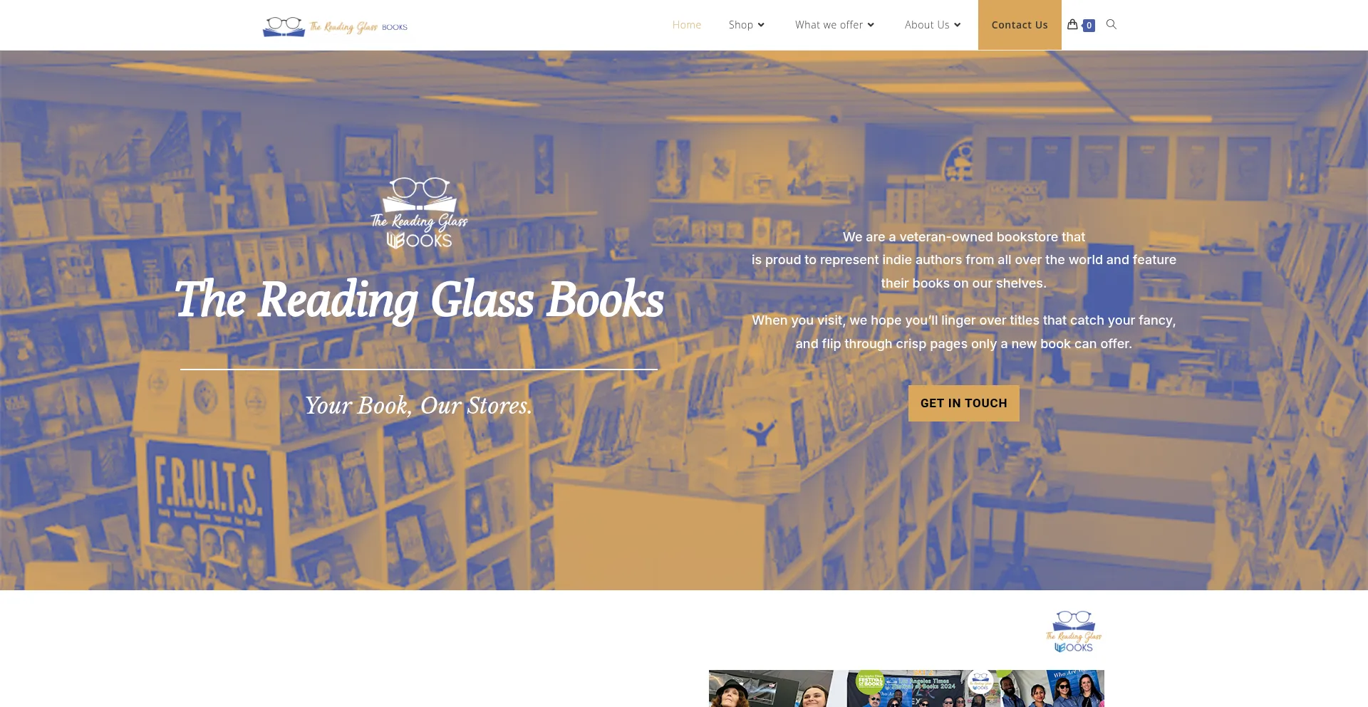 Readingglassbooks.com Screenshot
