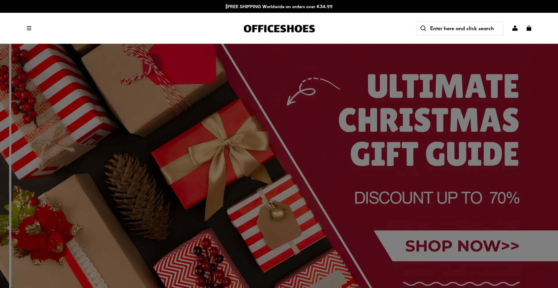 Website screenshot of Realshoes.co.uk