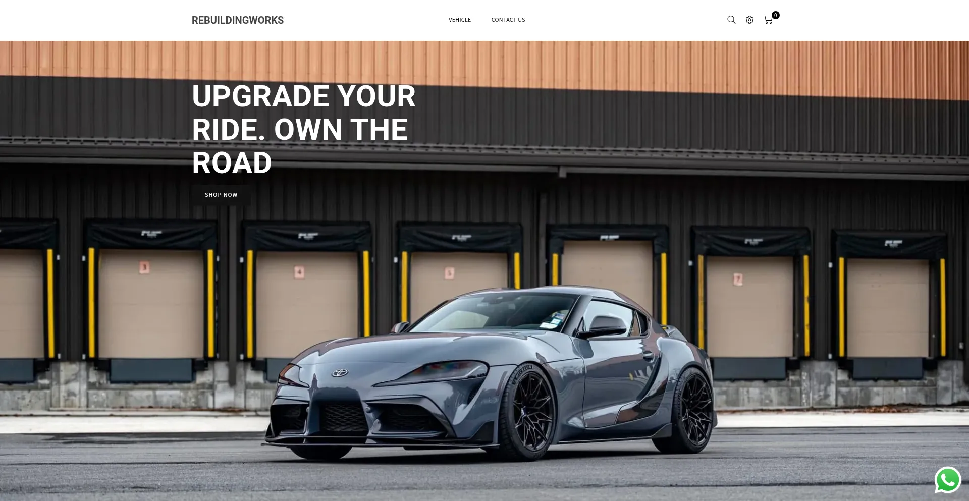 Website screenshot of Rebuildingworks.com