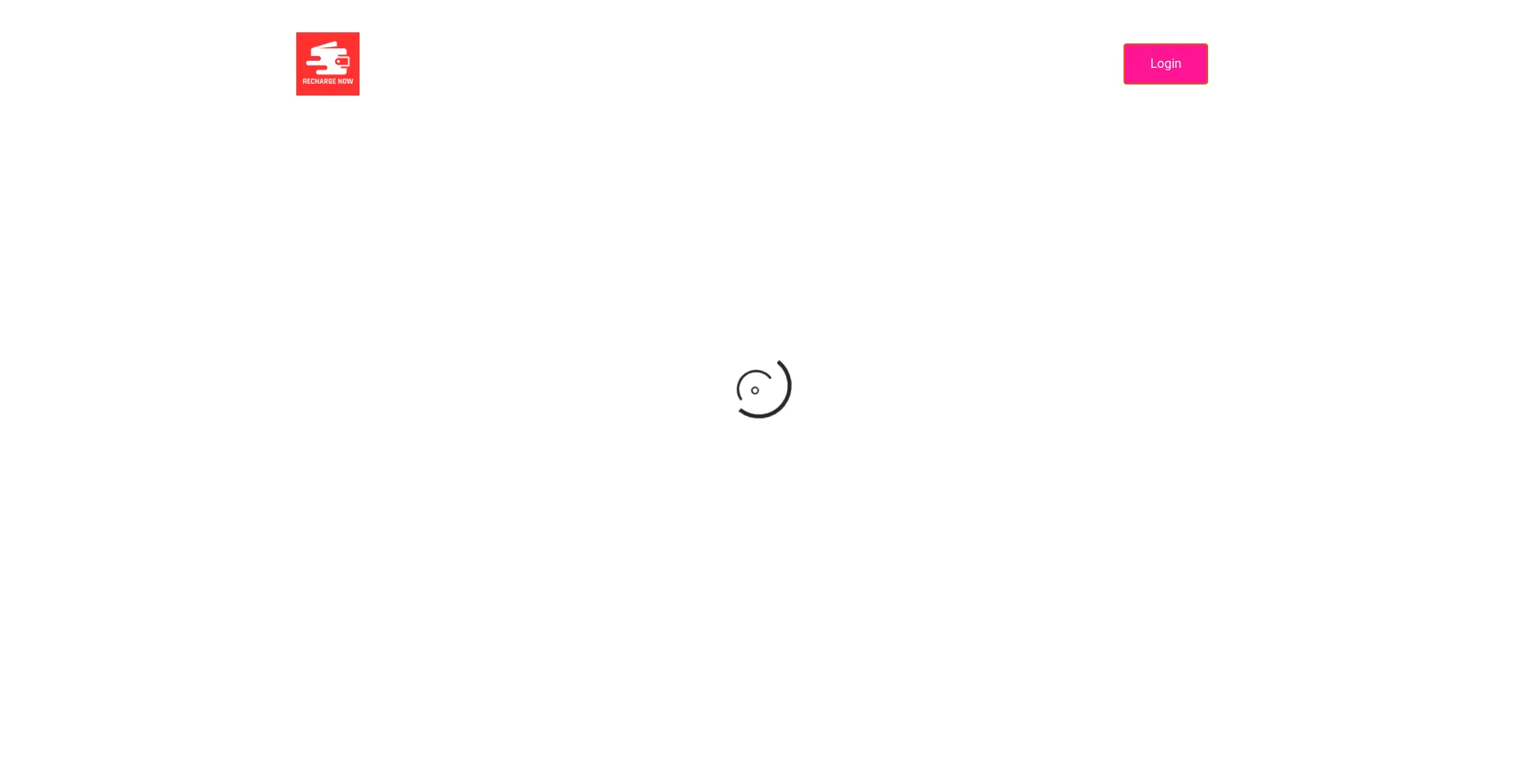 Website screenshot of Rechargenow.in