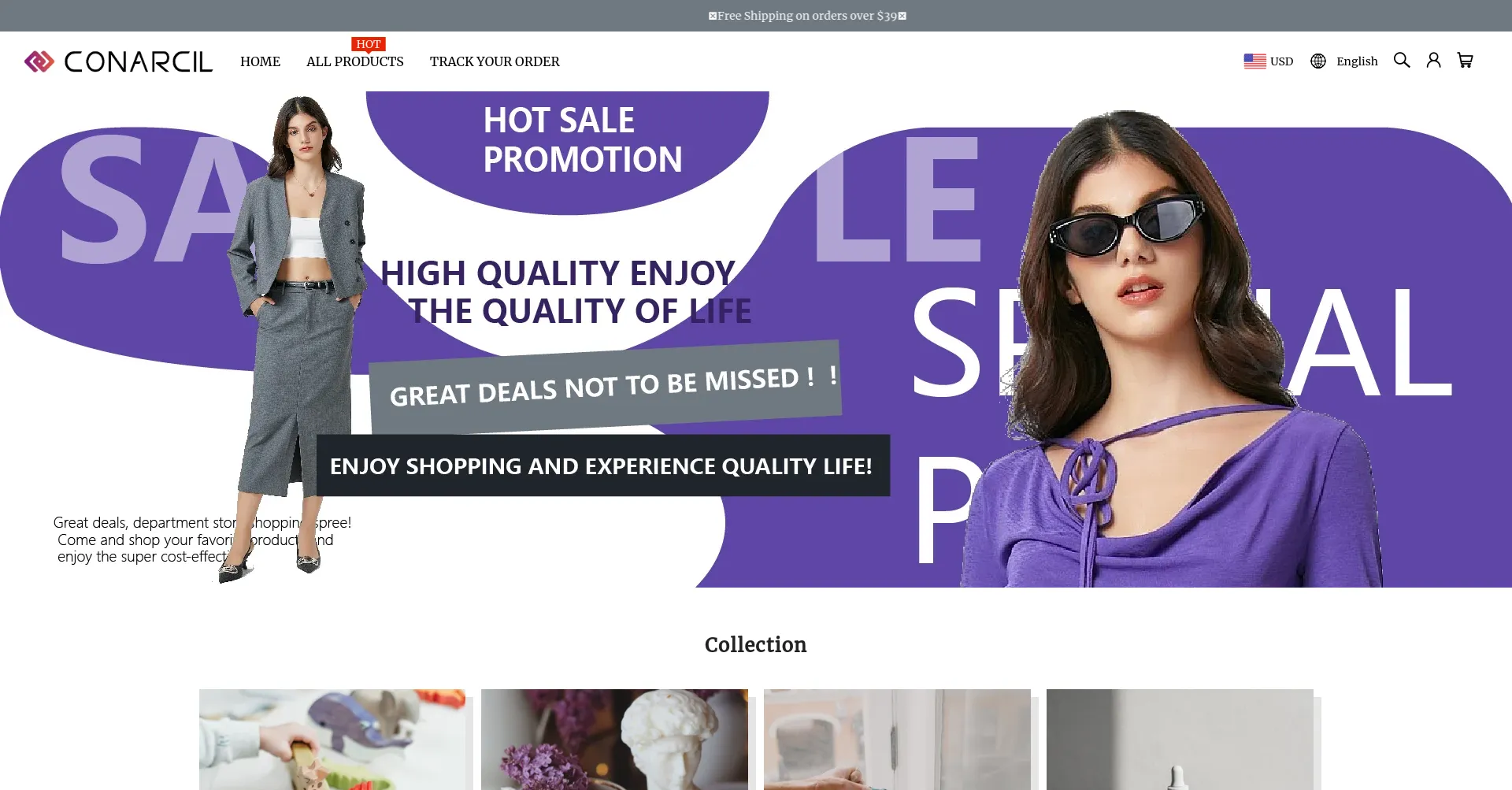 Website screenshot of Reconarcil.com