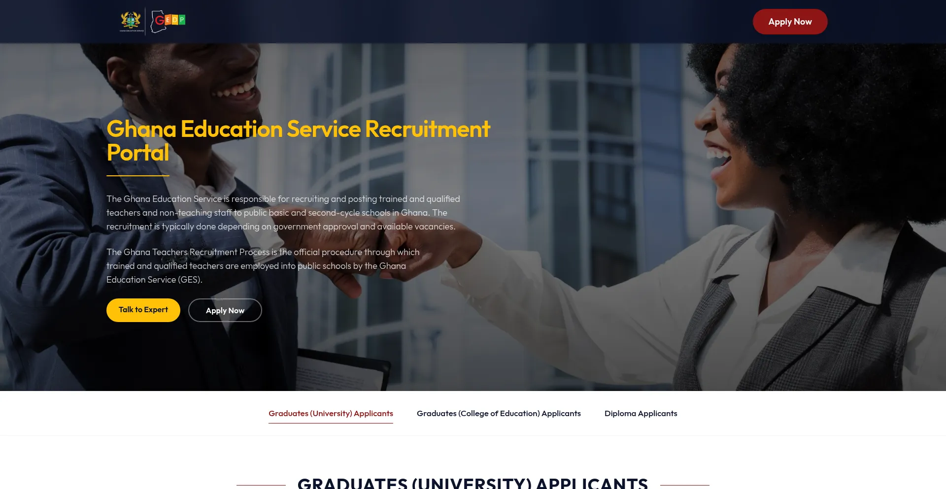 Recruitment.moegedp.com