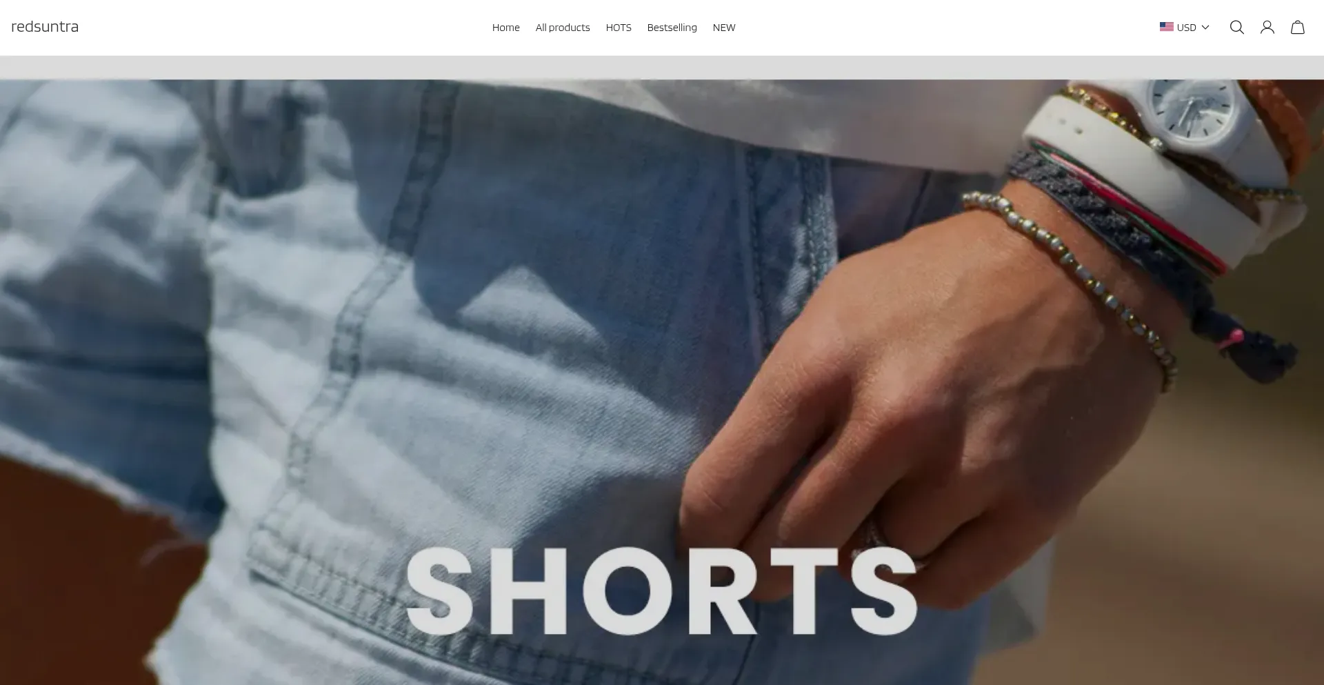 Website screenshot of Redsuntra.com