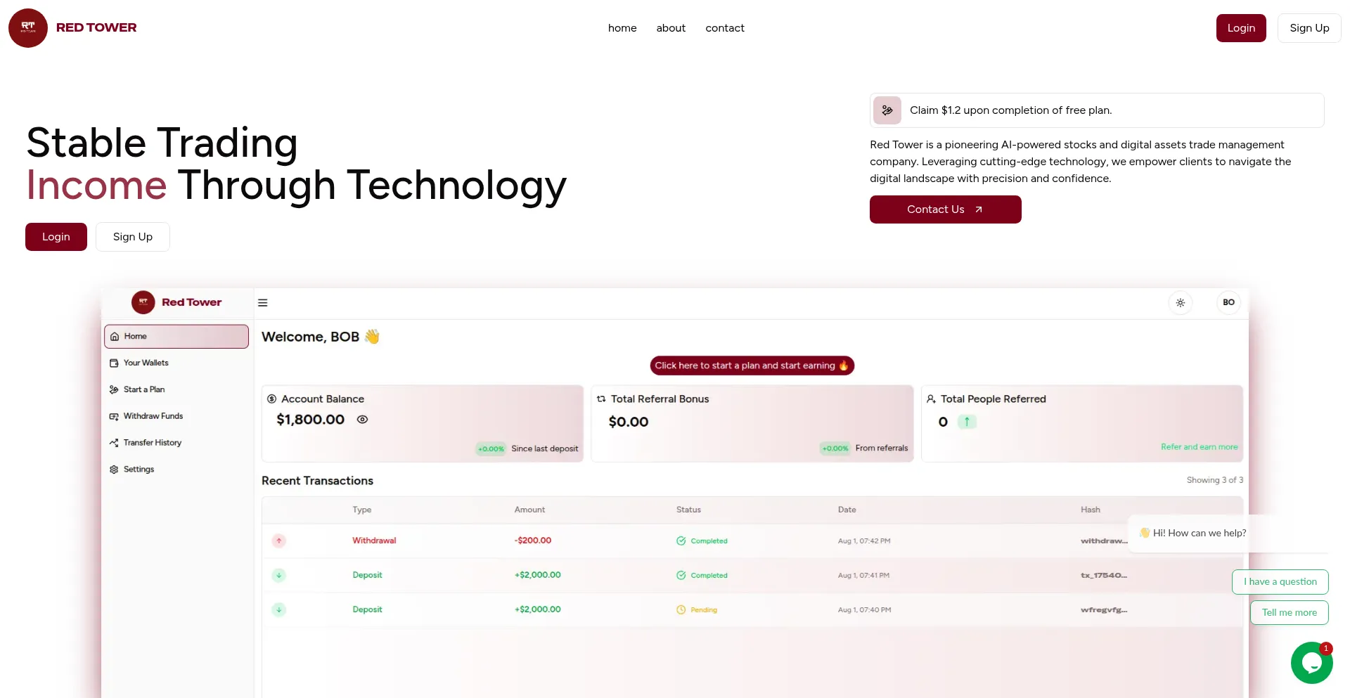 Is Redtowerholdings.com Safe?