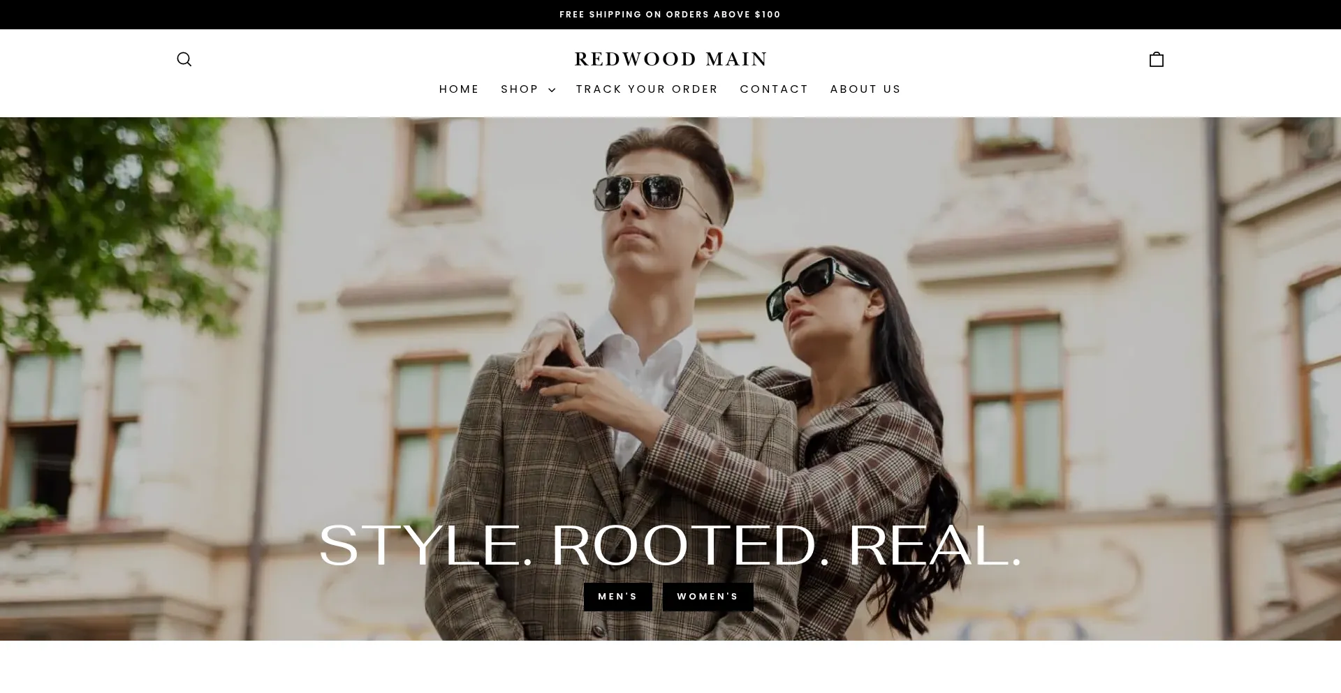 Redwoodmain.com Screenshot