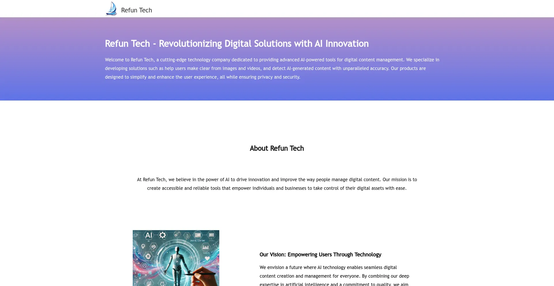 Refuntech.com Screenshot