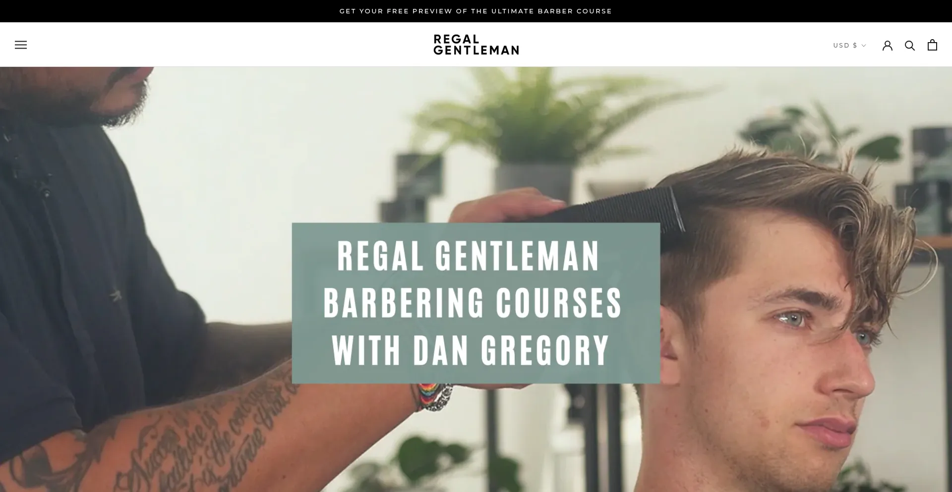 Website screenshot of Regalgentleman.com