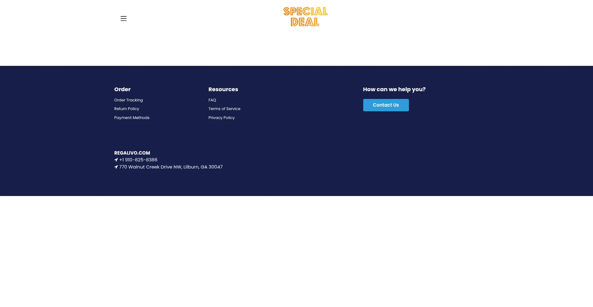 Regalivo.com Screenshot