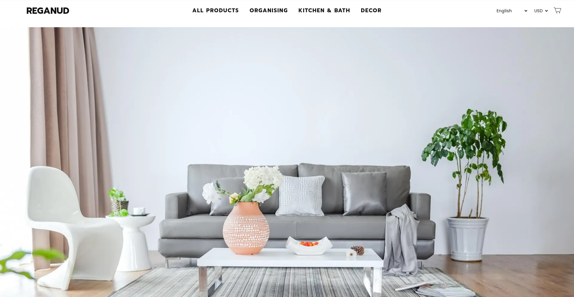 Website screenshot of Reganud.com