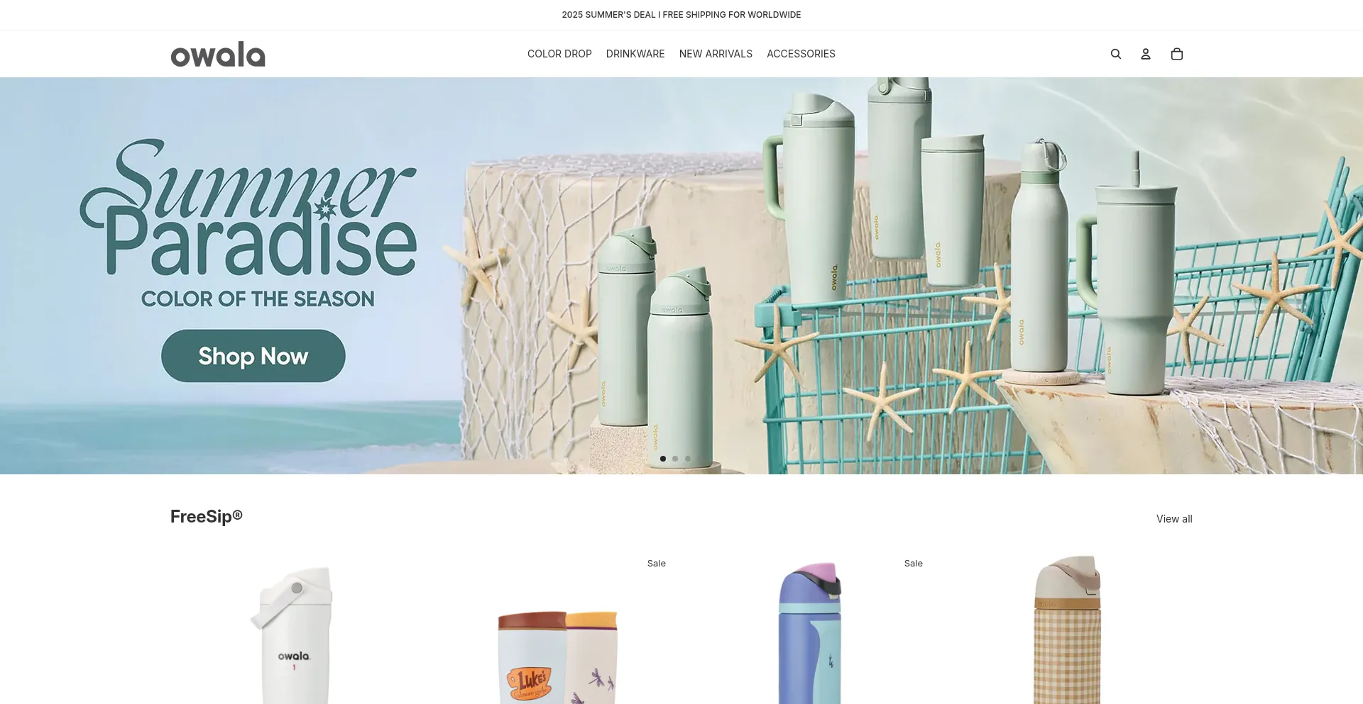 Reibottles.com Screenshot