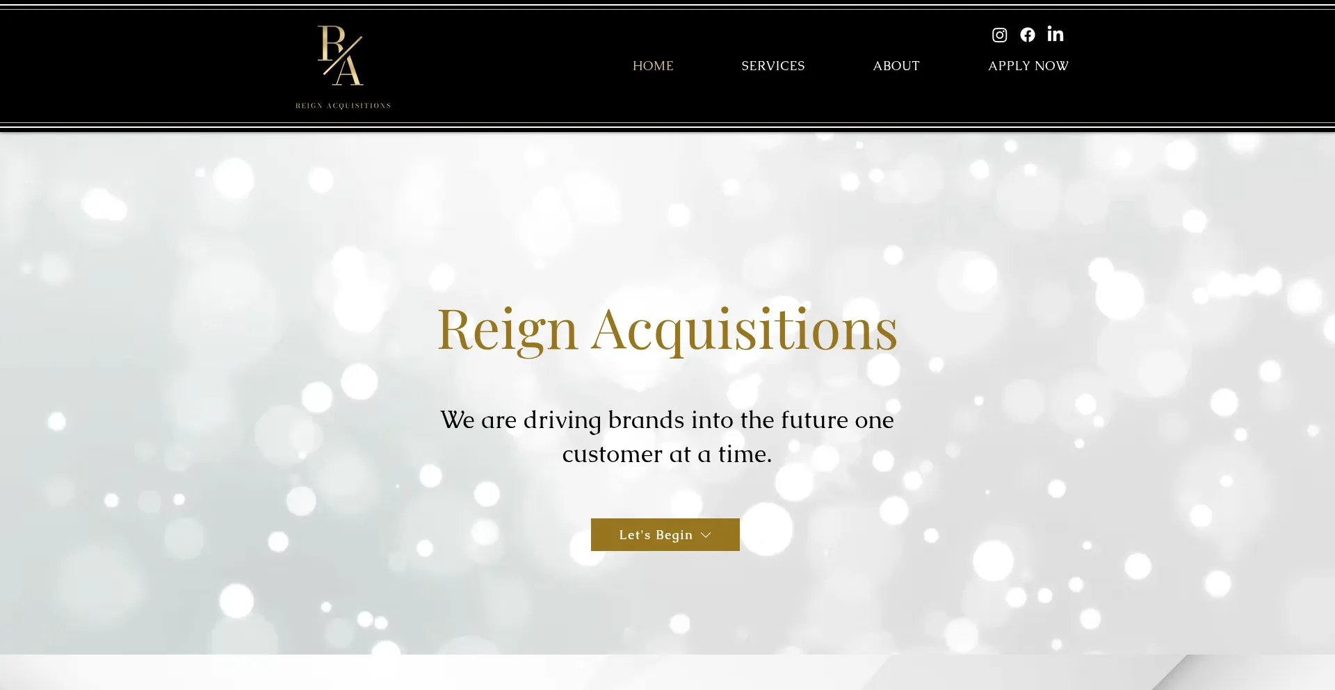 Reignacquisitionsinc.com Screenshot