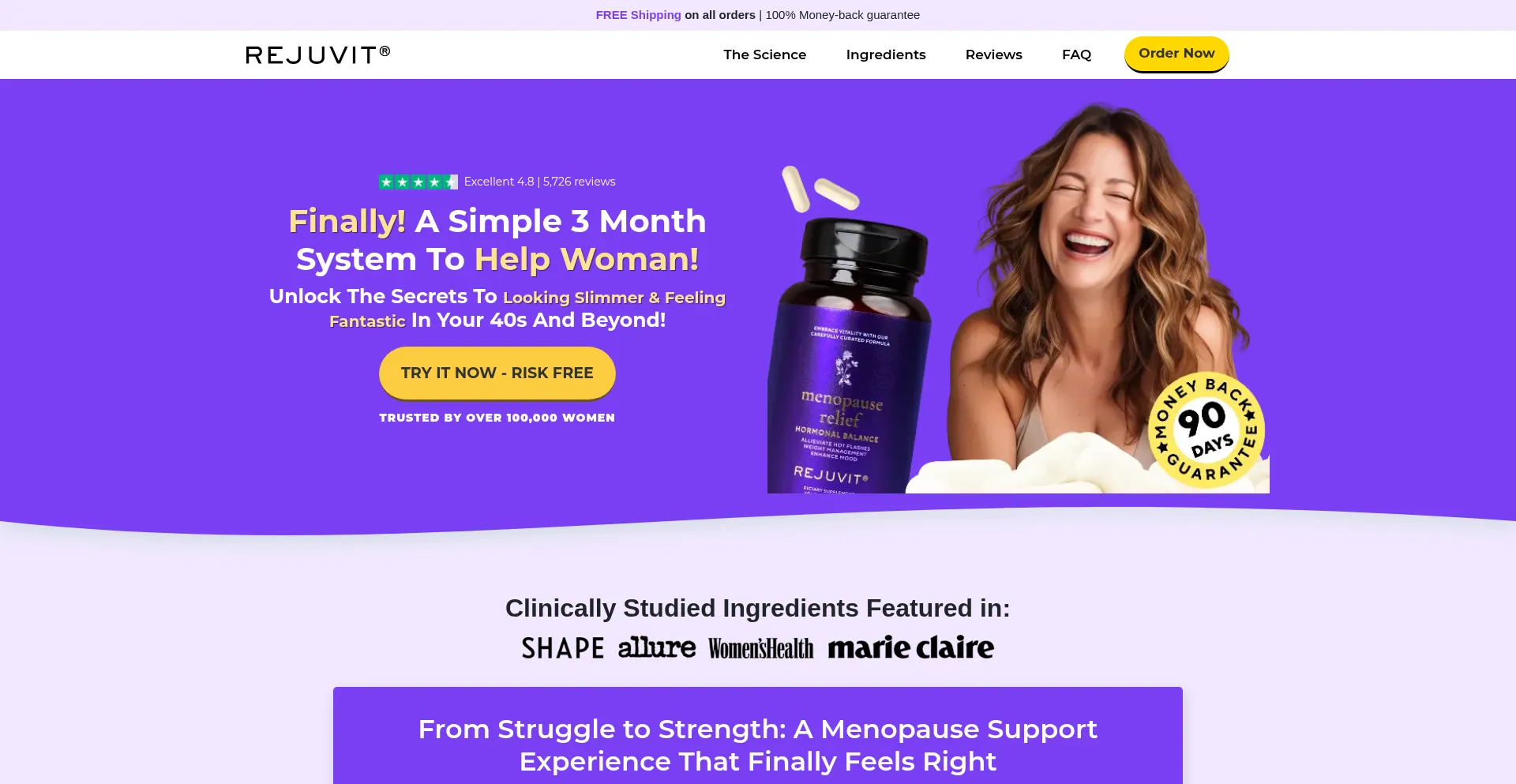 Rejuvit.co Screenshot