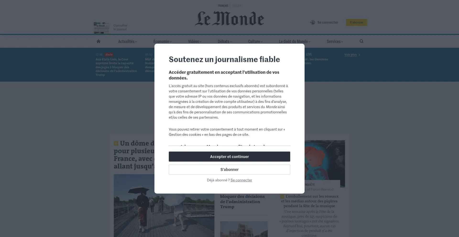 Website screenshot of Relay-coursier.com