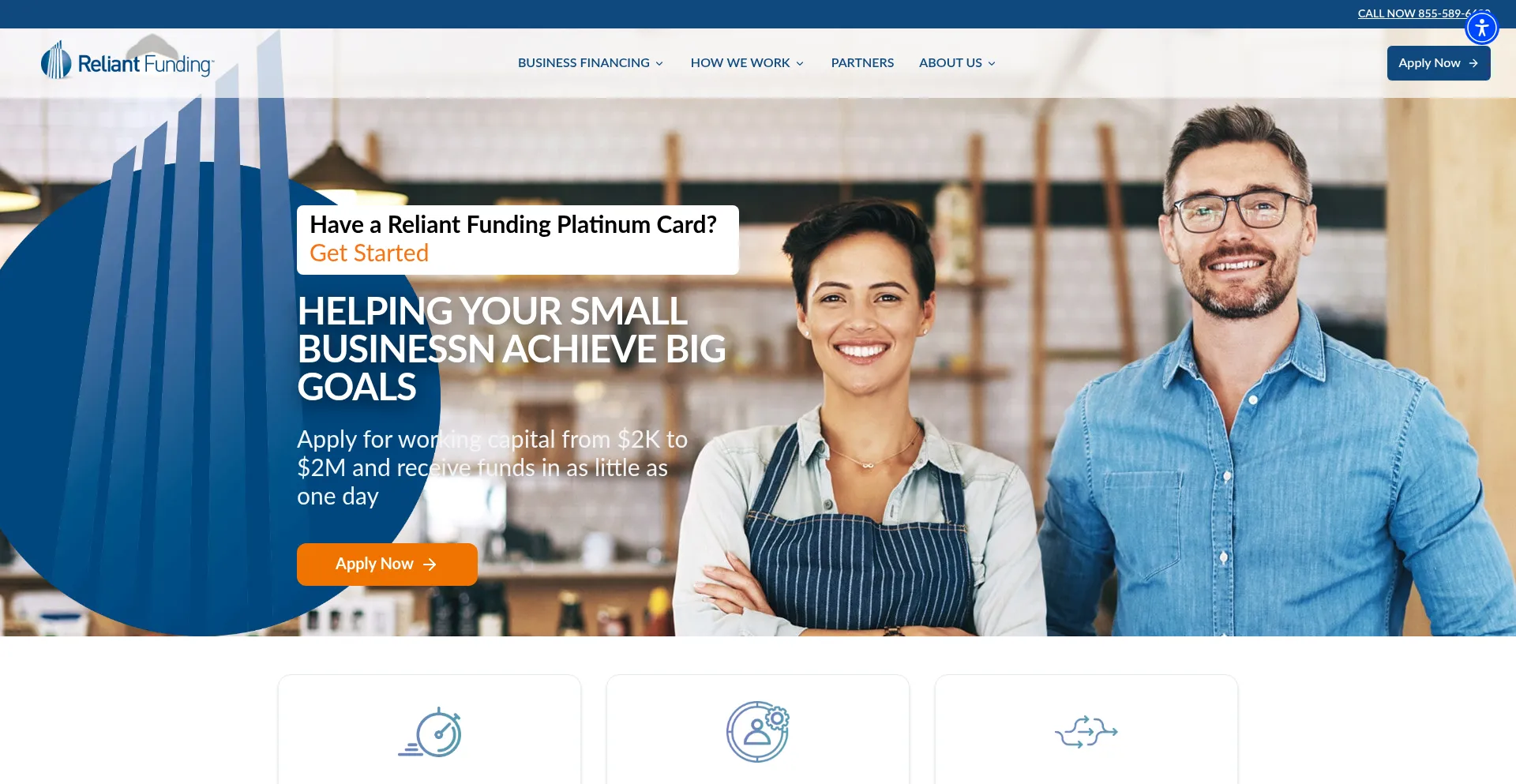 Reliantfunding.com Screenshot
