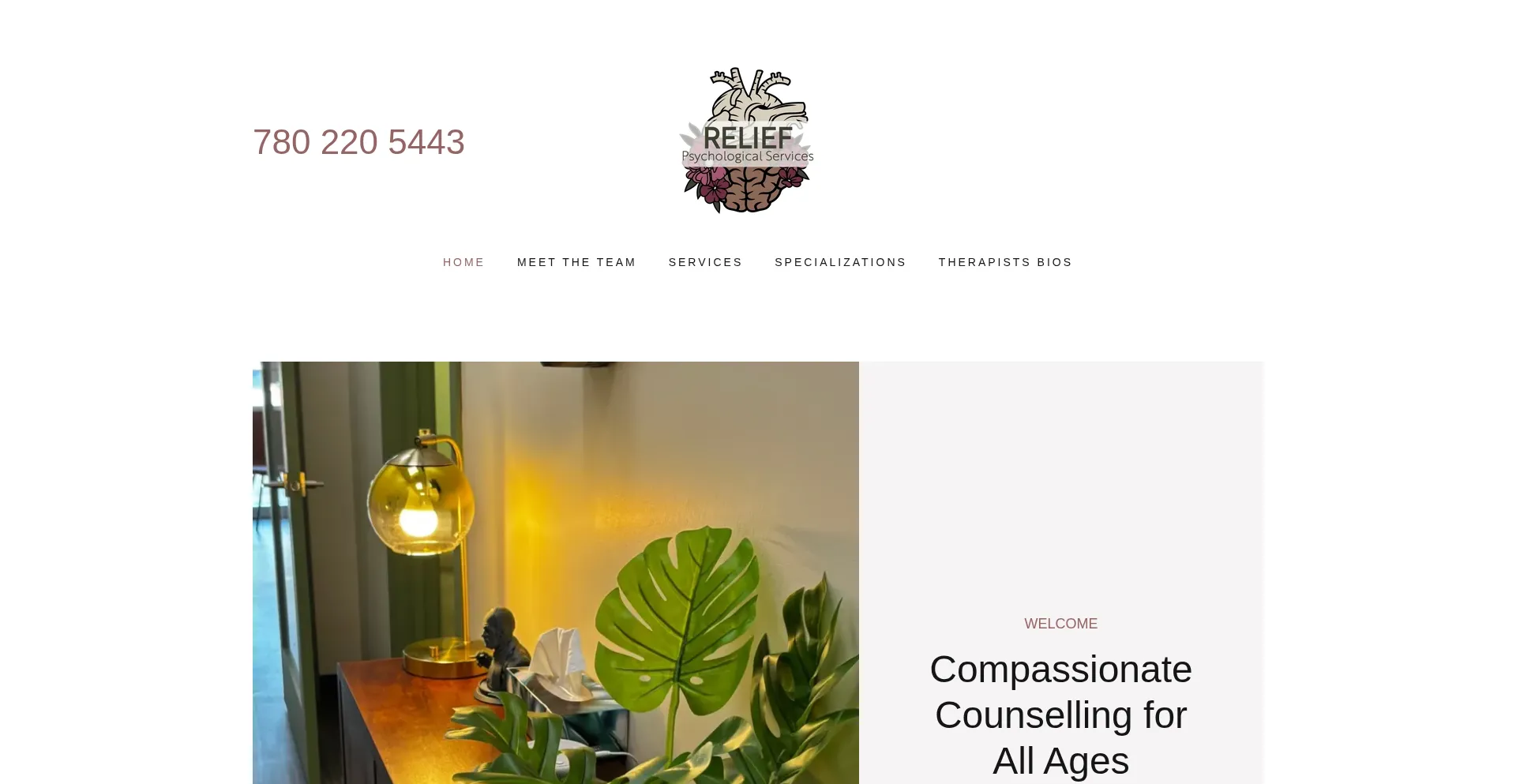 Reliefpsychological.services Screenshot