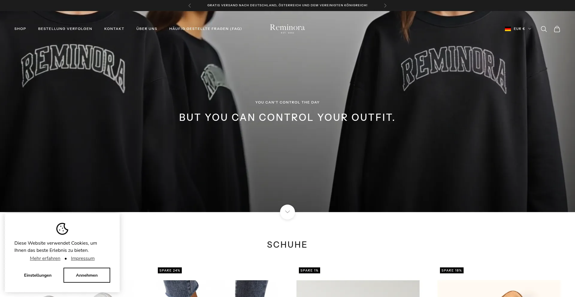 Reminora.com Screenshot