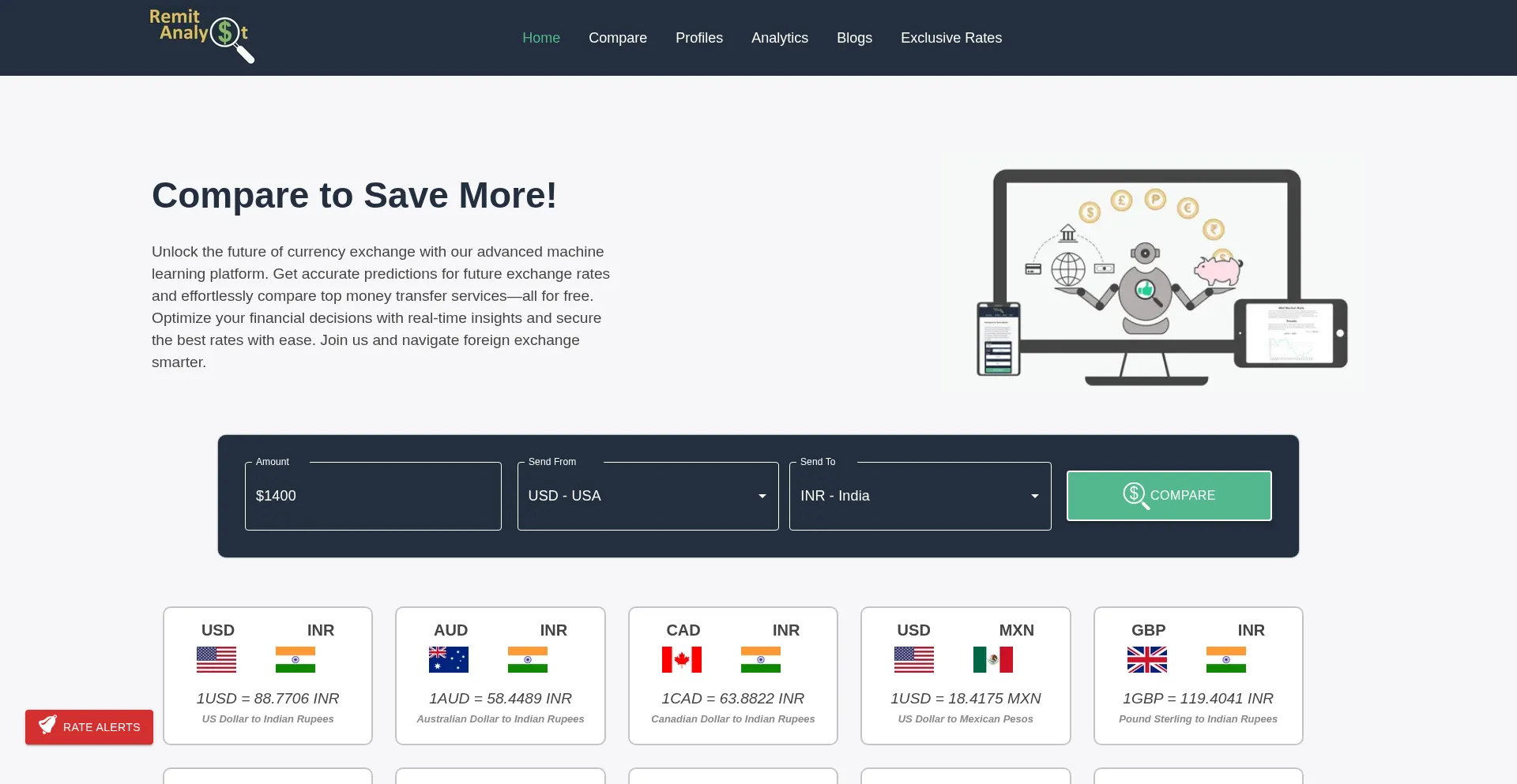 Remitanalyst.com Screenshot