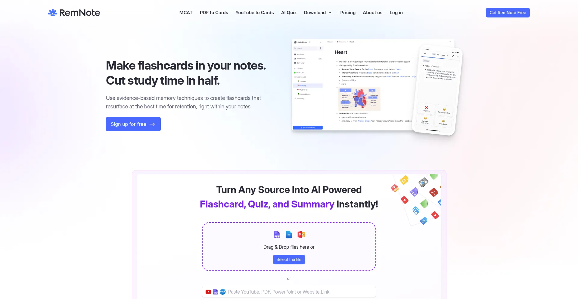 Remnote.com Screenshot